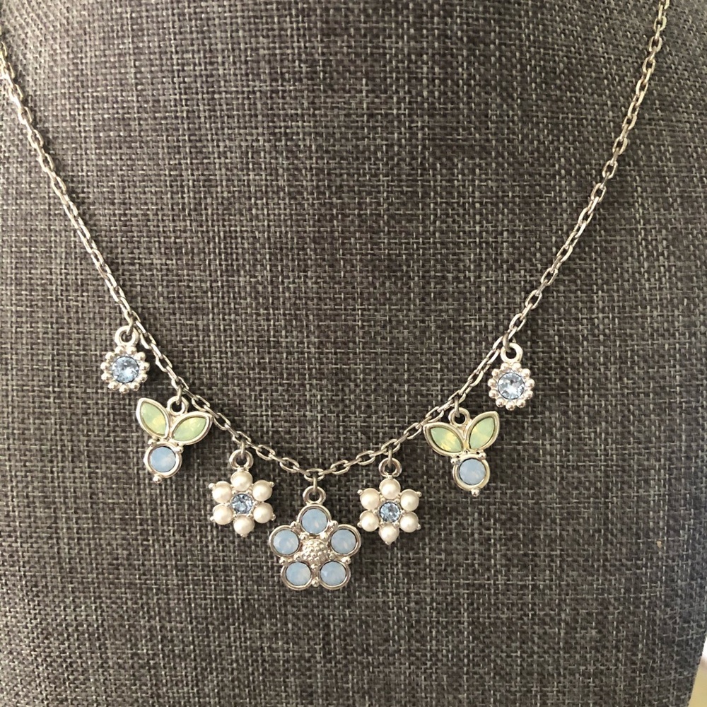 Touchstone Crystal Delicate Garden Necklace